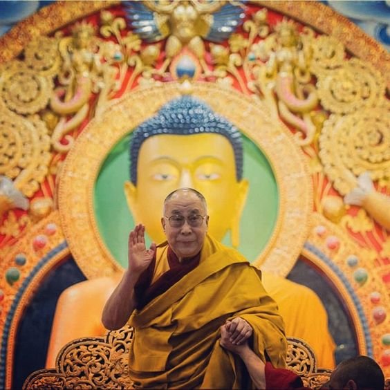 The Dalai Lama Blessing Picture